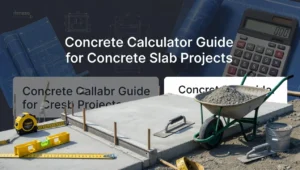 Concrete Calculator Guide for Concrete Slab Projects