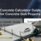 Concrete Calculator Guide for Concrete Slab Projects