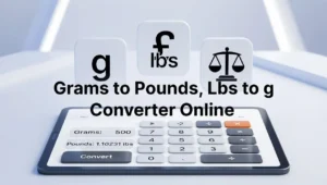 Grams to Pounds, Lbs to g Converter Online