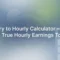 Salary to Hourly Calculator See Your True Hourly Earnings Today