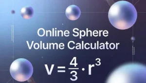 Online Sphere Volume Calculator