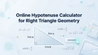 Online Hypotenuse Calculator for Right Triangle Geometry