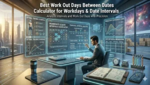 Best Work Out Days Between Dates Calculator for Workdays & Date Intervals