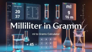 Milliliter in Gramm Explained Accurate ML to Grams Calculator