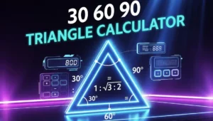30 60 90 Triangle Calculator Using Exact Ratios