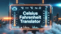 Celsius Fahrenheit Translator & Conversion Calculator Celsius Fahrenheit Translator & Conversion Calculator