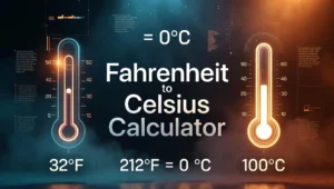 Farenheit a Celsius Calculator with Formula & Examples