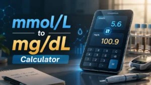 Free mmolL to mgdL Calculator Convert Glucose Levels Online