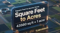 Square Feet to Acres Conversion Calculator & Complete Guide