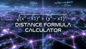 Online Distance Formula Calculator for Coordinate Geometry Problems